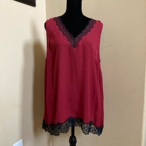 MICHAEL KORS sleeveless lace tank top blouse